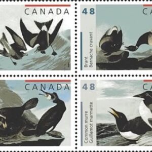 Canada Stamp #1982a - John James Audubon's Birds-1 (2003) 4 x 48¢
