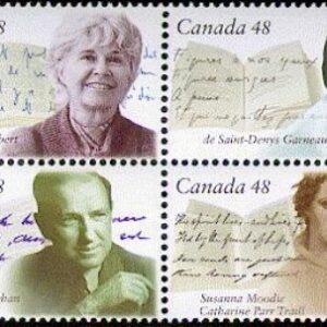 Canada Stamp #1997a - National Library of Canada, Canadian Authors (2003) 4 x 48¢