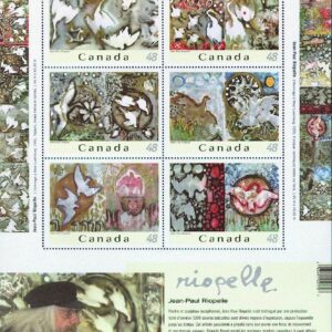 Canada Stamp #2002 - Jean-Paul Riopelle (2003) 6 x 48¢