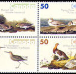 Canada Stamp #2098a - John James Audubon's Birds-3 (2005) 4 x 50¢