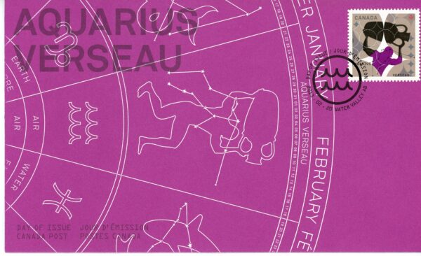 Canada FDC#2459 - AQUARIUS (2013) P