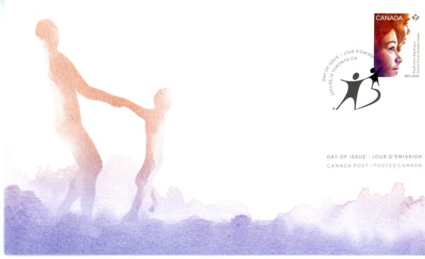 Canada FDC#2645 - Boy and Girl (2013) P (63¢)