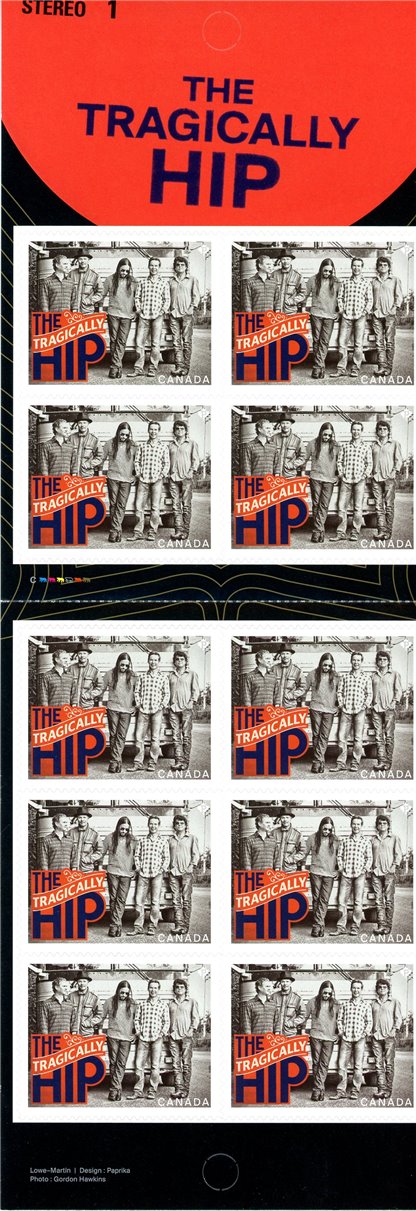 Canada booklet #BK543 - The Tragically Hip (2013) 10 x P (63¢) - Image 2