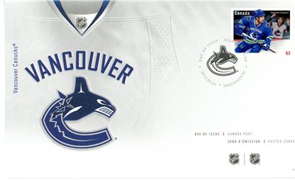 Canada FDC#2670 - Vancouver Canucks (2013) 63¢