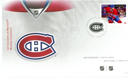 Canada FDC#2671 - Montreal Canadiens (2013) 63¢