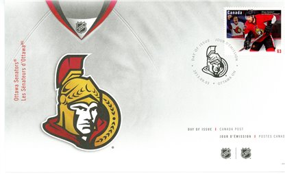 Canada FDC#2673 - Ottawa Senators (2013) 63¢