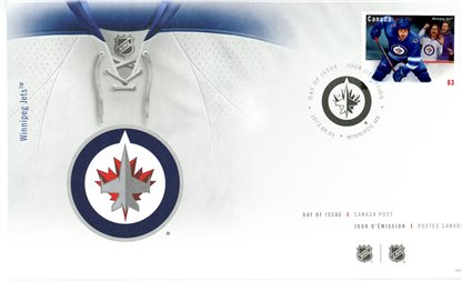 Canada FDC#2675 - Winnipeg Jets (2013) 63¢
