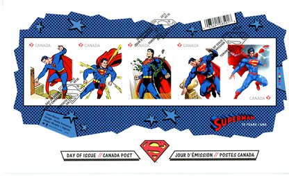 Canada FDC#2677 - Superman (2013) $3.15