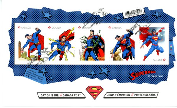 Canada FDC#2677 - Superman (2013) $3.15