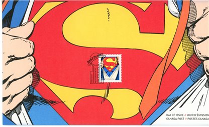 Canada FDC#2678 - Superman #1 (1939) (2013) P (63¢)