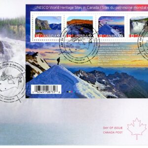 Canada FDC#2718 - Unesco World Heritage Sites in Canada (2014) $4.25