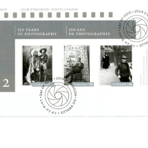 Canada FDC#2756 - Canadian Photography (2014) $2.90
