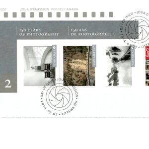 Canada FDC#2757 - Canadian Photography (2014) $5.05