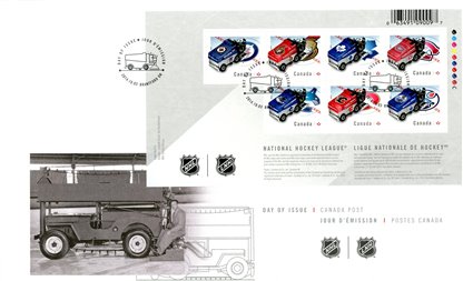 Canada FDC#2778 - NHL Zamboni Ice Resurfacing Machines (2014) $5.95