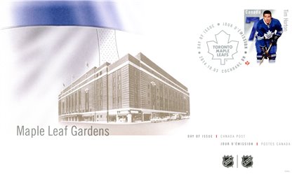 Canada FDC#2787a - Tim Horton (2014) P (85¢)