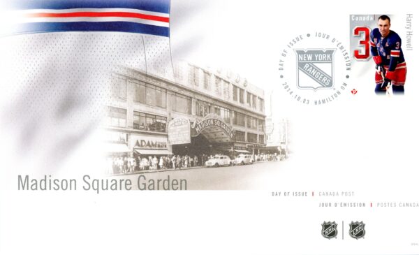 Canada FDC#2787d - Harry Howell (2014) P (85¢) - Image 2