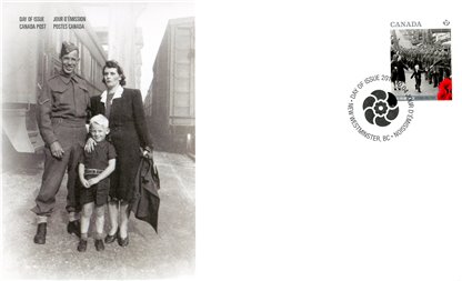 Canada FDC#2795 - Wait For Me, Daddy (2014) P (85¢)