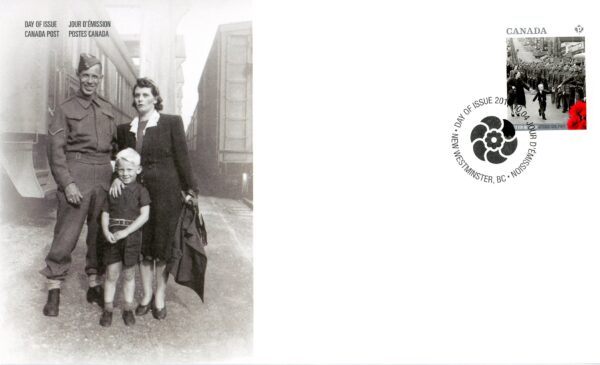 Canada FDC#2795 - Wait For Me, Daddy (2014) P (85¢)