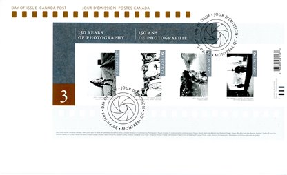 Canada FDC#2815 - Canadian Photography (2015) $3.75