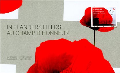 Canada FDC#2836 - In Flanders Fields (2015) P (85¢) - Image 2