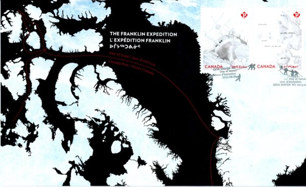 Canada FDC#2852a - The Franklin Expedition (2015) P (85¢)