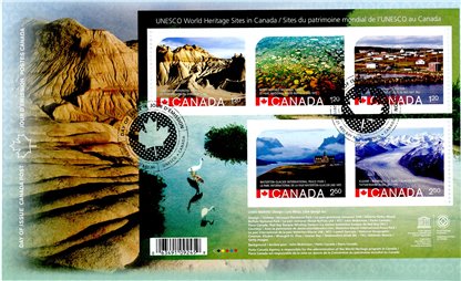 Canada FDC#2857 - Unesco World Heritage Sites in Canada (2015) $8.60 - Image 2