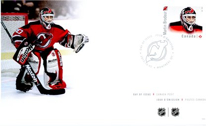 CANADA FDC#2872 (2015) - Martin Brodeur - New Jersey Devils