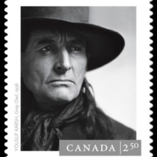 CANADA STAMP#2910i "Grey Owl (Archibald Belaney)" by Yousuf Karsh (1936)