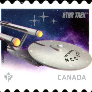 CANADA STAMP#2913i (2016) U.S.S. Enterprise NCC-1701 - Star Trek