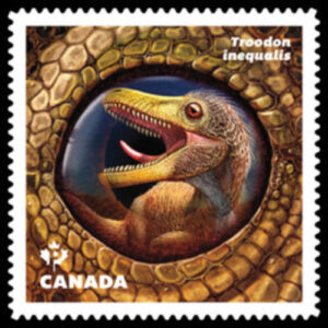CANADA STAMP#2924i (2016) - Troodon Inequalis Dinosaur