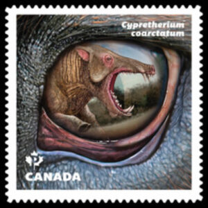 CANADA STAMP#2925i (2016) - Cypretherium Coarctatum (Terminator Pig) Dinosaur