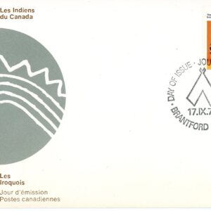 CPO Canada FDC#578 - Cornhusk Mask and Artifacts (1976) 10¢