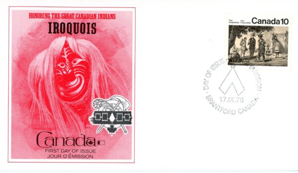 Canada FDC#579 - Iroquoian Encampment (1976) 10¢