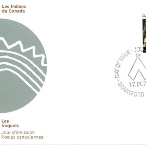 CPO Canada FDC#579 - Iroquoian Encampment (1976) 10¢