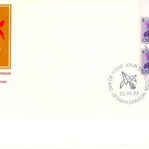 Canada FDC#709 - Hepatica (1977) 4¢