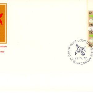 Canada FDC#711 - Lady's Slipper (1977) 10¢