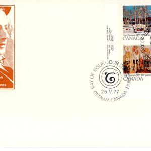 Canada FDC#734a -PB- Tom Thomson (1977) 4 x 12¢