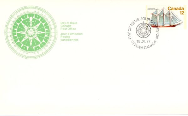 Canada FDC#745 - Tern Schooner (1977) 12¢