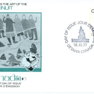 Canada FDC#751 - Hunters of Old (1977) 12¢