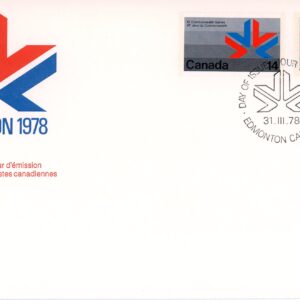 Canada Stamp #757, 758 - Games' Emblem (1978) 14¢