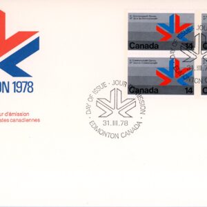 Canada FDC#757B - Games' Emblem (1978) 14¢