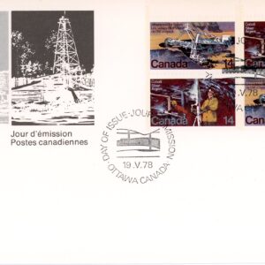 Canada FDC#766a (PB) - Natural Resources (1978) 4 x 14¢