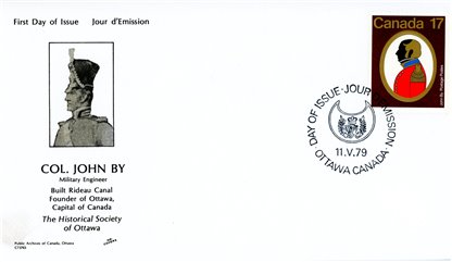 Canada FDC#820 - Colonel John By (1979) 17¢ - Image 2