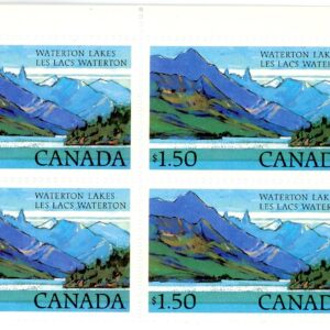 Canada Stamp PB#935 - Waterton Lakes (1982) $1.50