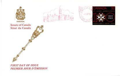 SENATE OF Canada FDC#980 - Centenary Symbol (1983) 32¢