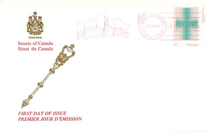 SENATE OF Canada FDC#994 - Stylized Cross (1983) 32¢