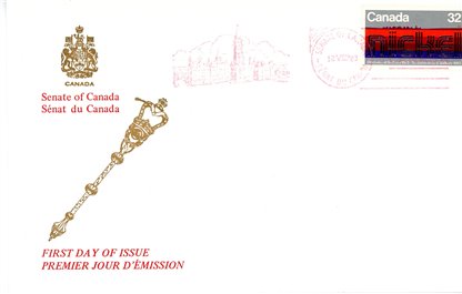 SENATE OF Canada FDC#996 - Discovery of Nickel (1983) 32¢