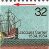 Canada PB#1011iv - Cartier and ship (1984) 32¢ Green anchor line (pos. 7) - Image 3