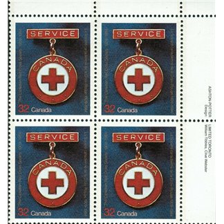 Canada PB#1013 - Meritorious Service Medal (1984) 32¢