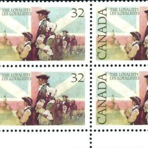 Canada PB#1028 - Loyalists and British flag (1984) 32¢